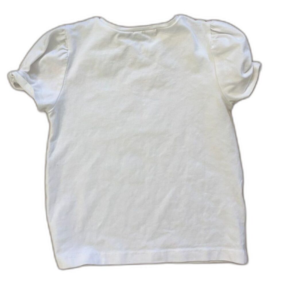 Mayoral Girls Size 6 Years White Girl with Sunglasses Sequin Graphic T-Shirt - Picture 3 of 3
